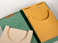 Add factory installed fasteners that can bind up to 2” of documents